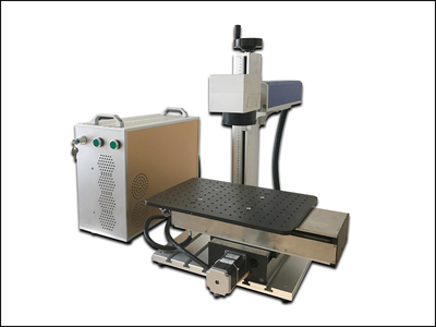 Moving table fiber laser engraving marking machine