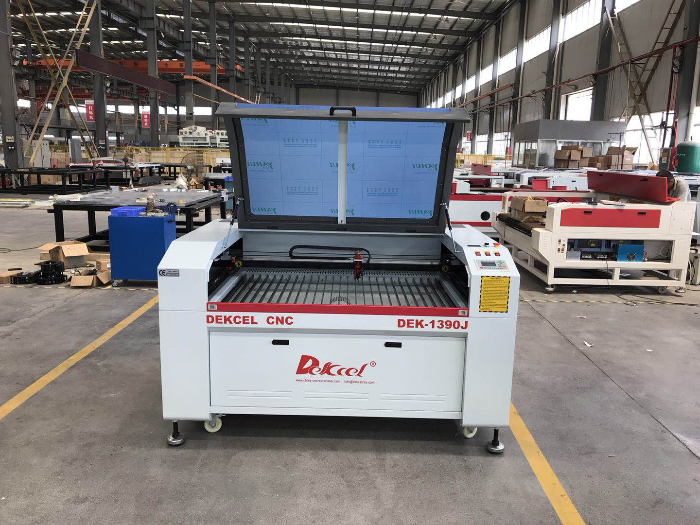New cnc laser engraving machine ready ship to US from china