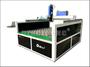 Dekcel CNC 1616 Big size Dynamic Glass Mirror Splice Engraving Fiber Laser Marking Machine