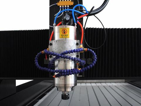 high power water-cooling spindle of cnc stone router machine.jpg