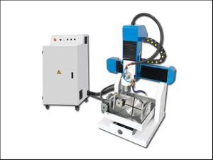 Mini 5 axis aluminium metal mold milling engraving router machine