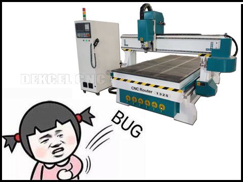 The common errors users usually meet for wood cutting cnc rotuer cutter machine