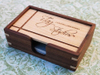 Wooden box engraved by customized cnc wood router 