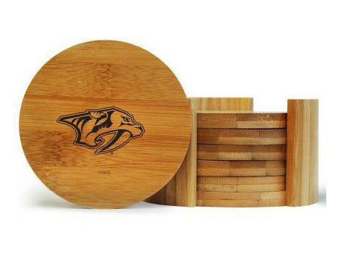 Bamboo coaster carved by cnc wood engraver router machine from China ...